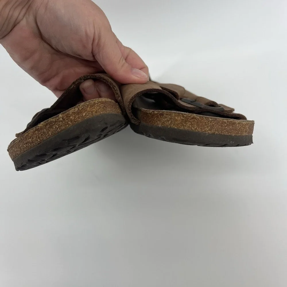 Birkenstock Milano Sandals Mens Brown Adjustable Size EUR 46/US Size 13